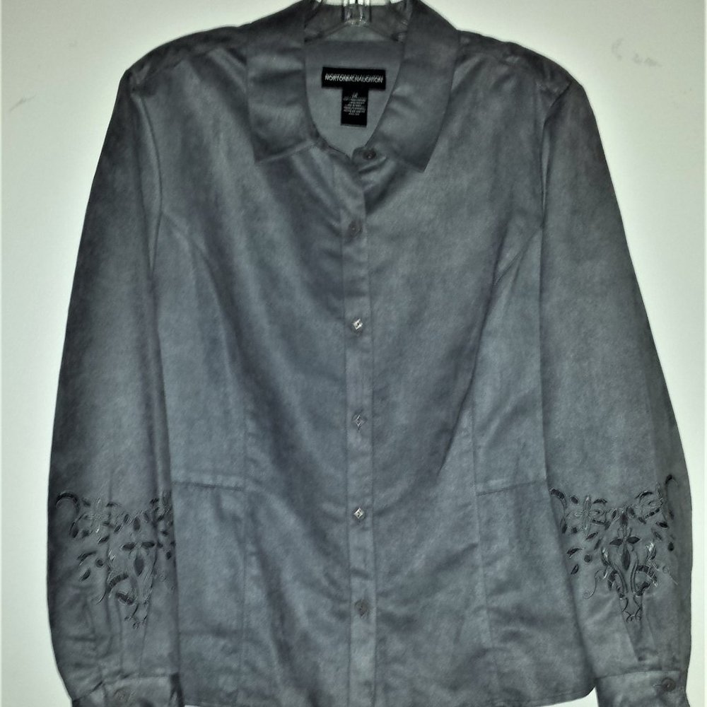 Ladies Gray Lightweight Jacket